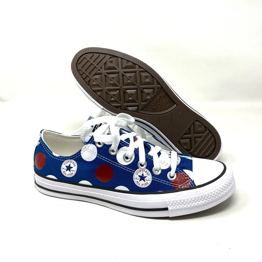 Converse Chuck Taylor Sneakers Women's AS Low Top Court Blue Canvas Size 167860C - Picture 6 of 10